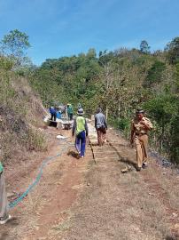 Pembangunan Rehabilitasi Peningkatan Pengerasan Jalan Usaha Tani Widoro-Gedong, Kalurahan Balong, Ka